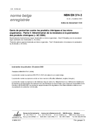 NBN EN 374-3:2003