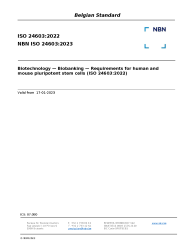 NBN ISO 24603:2023