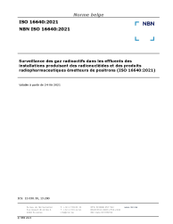 NBN ISO 16640:2021