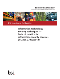 BS EN ISO/IEC 27002:2017