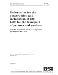 BS EN 81-28:2003