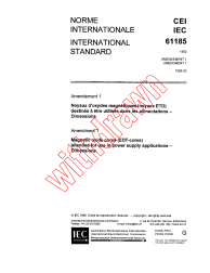 IEC 61185:1992/AMD1:1995