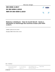 NBN EN ISO 6506-2:2019