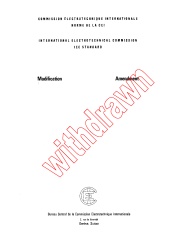 IEC 60317-4:1970/AMD1:1985