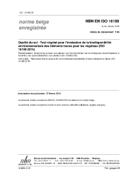 NBN EN ISO 16198:2015