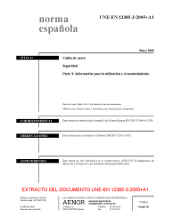 UNE-EN 12385-3:2005+A1:2008
