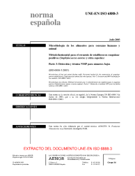 UNE-EN ISO 6888-3:2003 (R2009)