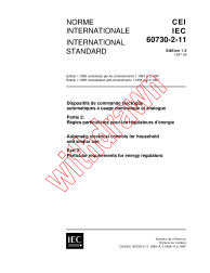IEC 60730-2-11:1993+AMD1:1994+AMD2:1997 Consolidated