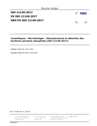 NBN EN ISO 21149:2017