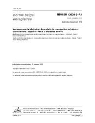 NBN EN 12629-2+A1:2010