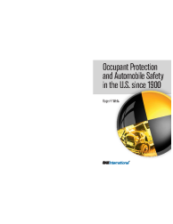 Occupant Protection and Automobile Safety in the U.S. since 1900