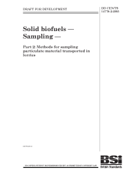 DD CEN/TS 14778-2:2005