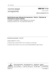 NBN EN 771-6:2011