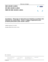 NBN EN ISO 10140-1:2021