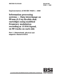 BS ISO/IEC 9529-1:1989