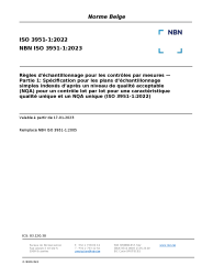NBN ISO 3951-1:2023