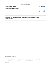 NBN ISO 5681:2021