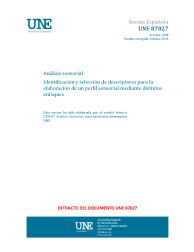 UNE 87027:1998 (R2012)