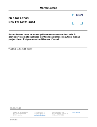 NBN EN 14021:2004