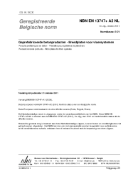 NBN EN 13747+A2 NL:2011
