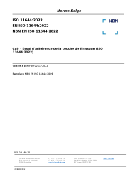 NBN EN ISO 11644:2022