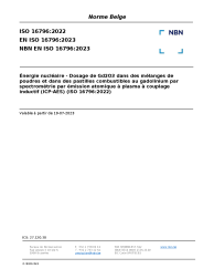 NBN EN ISO 16796:2023