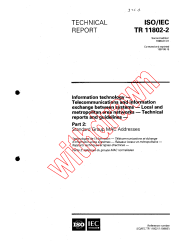 ISO/IEC TR 11802-2:1996