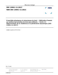 NBN ISO 13061-11:2021