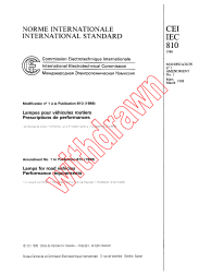 IEC 60810:1986/AMD1:1988