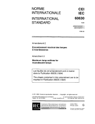 IEC 60630:1994/AMD2:1998