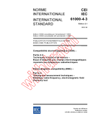 IEC 61000-4-3:2002+AMD1:2002 Consolidated