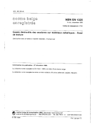 NBN EN 1320:1996
