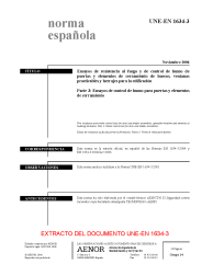 UNE-EN 1634-3:2006 (R2019)