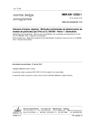 NBN EN 12393-1:2014