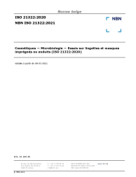 NBN ISO 21322:2021