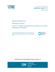 UNE-EN 12697-17:2018