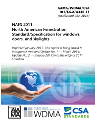 AAMA/WDMA/CSA 101/I.S.2/A440-11 (R2016)