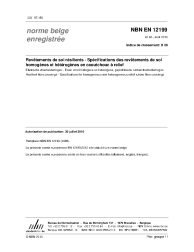 NBN EN 12199:2010