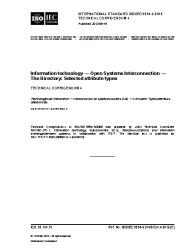ISO/IEC 9594-6:2005/COR4:2012
