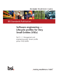 PD ISO/IEC TR 29110-5-1-1:2012