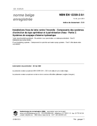 NBN EN 12259-2/A1:2001