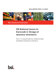 NA to BS EN 1996-1-1:2022