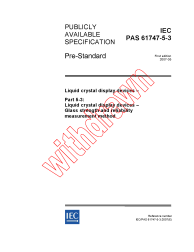 IEC PAS 61747-5-3:2007
