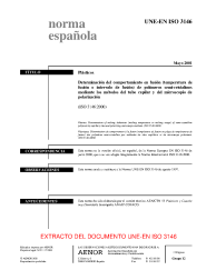 UNE-EN ISO 3146:2001