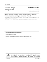 NBN EN 818-2+A1:2008