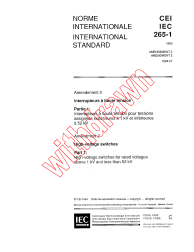 IEC 60265-1:1983/AMD2:1994