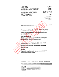 IEC 60335-2-42:1987/AMD1:1990