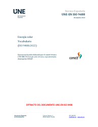 UNE-EN ISO 9488:2022