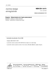 NBN EN 15475:2009