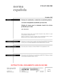UNE-EN ISO 580:2005 (R2008)
